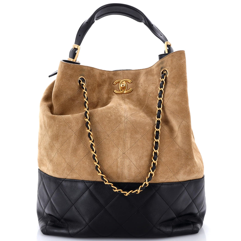 Everyday Luxury Classic Chanel Pre-Loved Coco Base Shopping Bag Small, Black