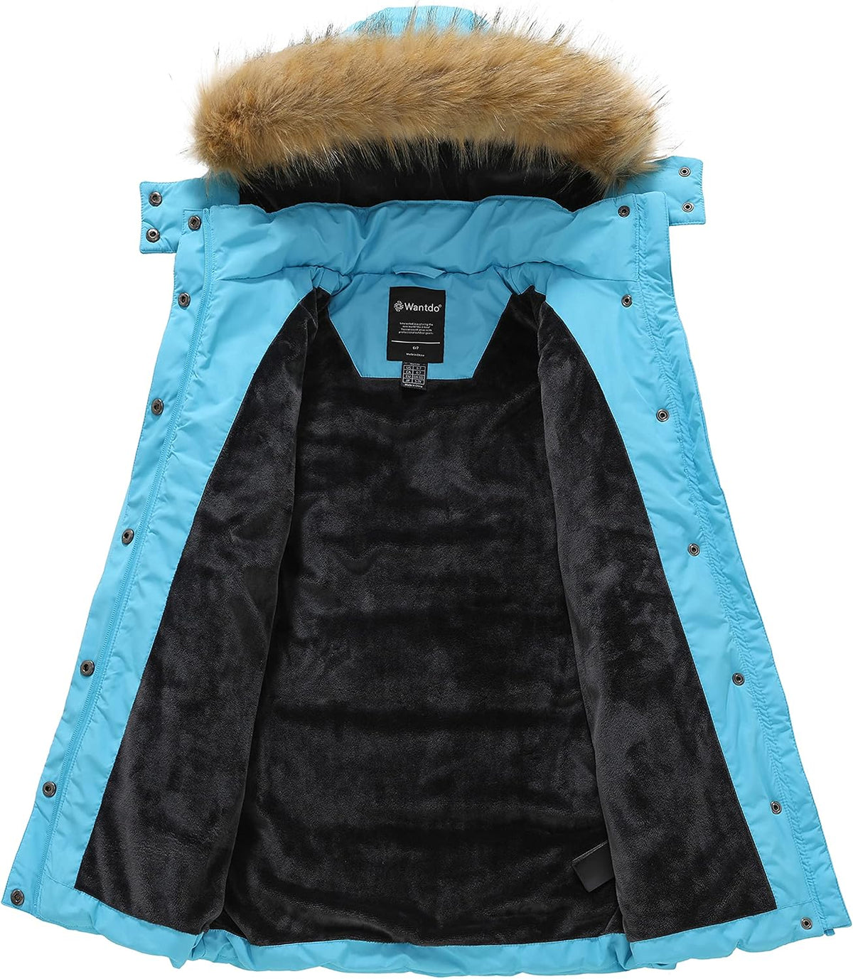 Faux Fur Queen – Girls' Puffer Coat