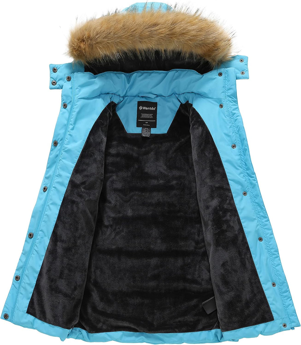 Faux Fur Queen – Girls' Puffer Coat