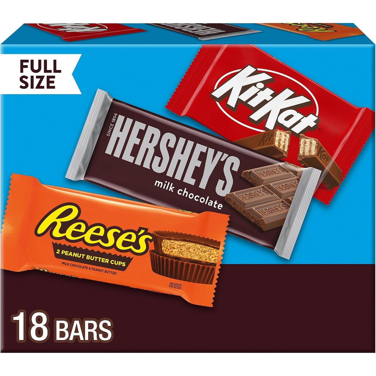 Sweet-Stack Sampler – Hershey's, Kit Kat & Reese's Variety Box