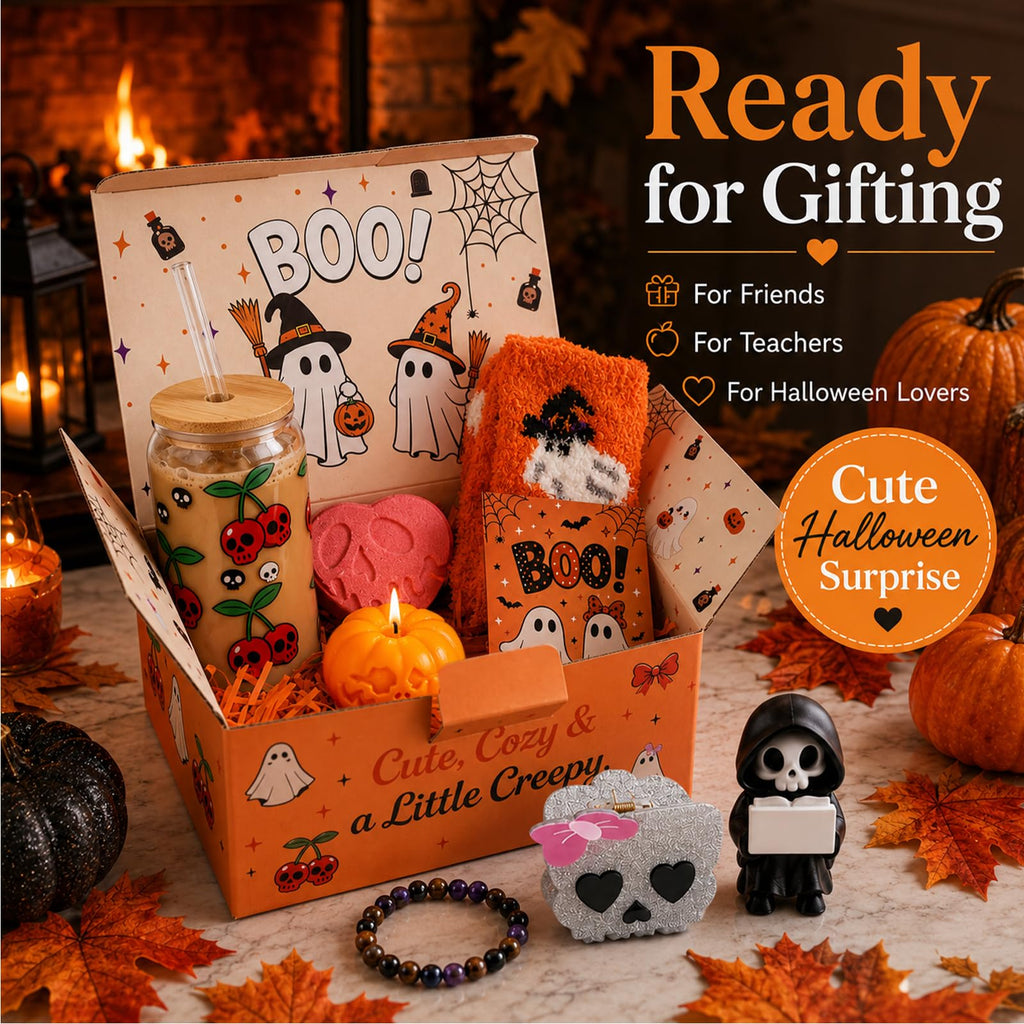 Boo-tiful Halloween Basket Stuffer Set (9 pcs)