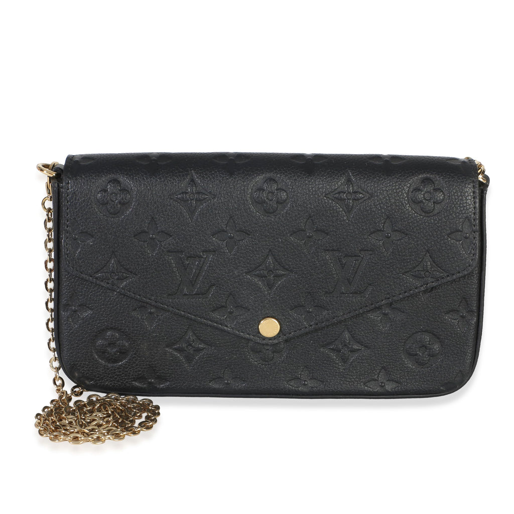 Louis Vuitton, Pre-Loved Felicie Pochette Black Small