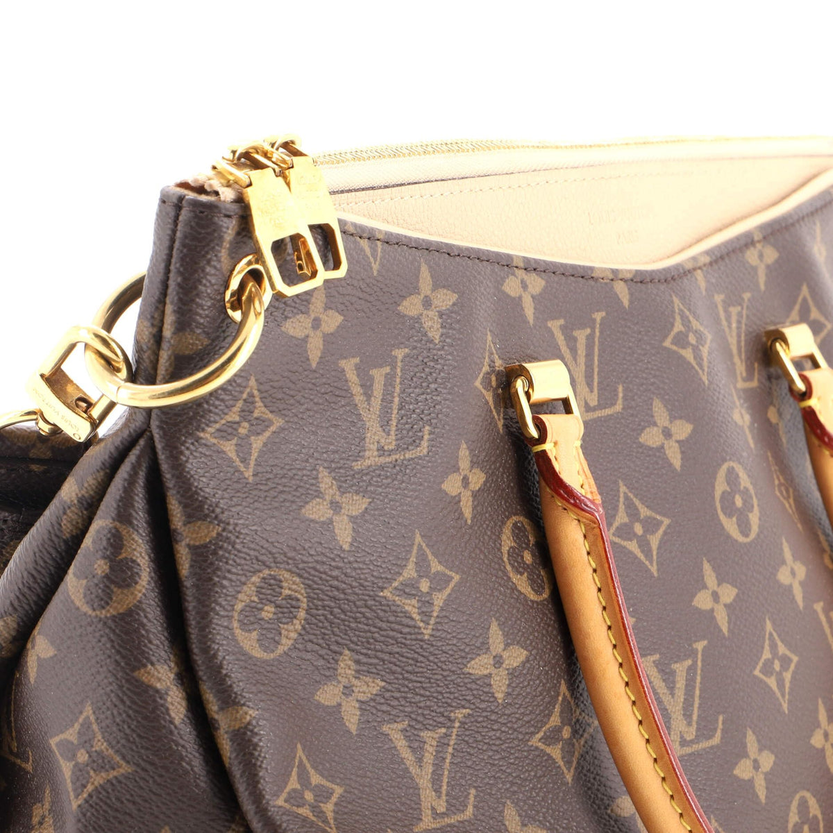 Louis Vuitton, Pre-Loved Pallas Tote, Neutral