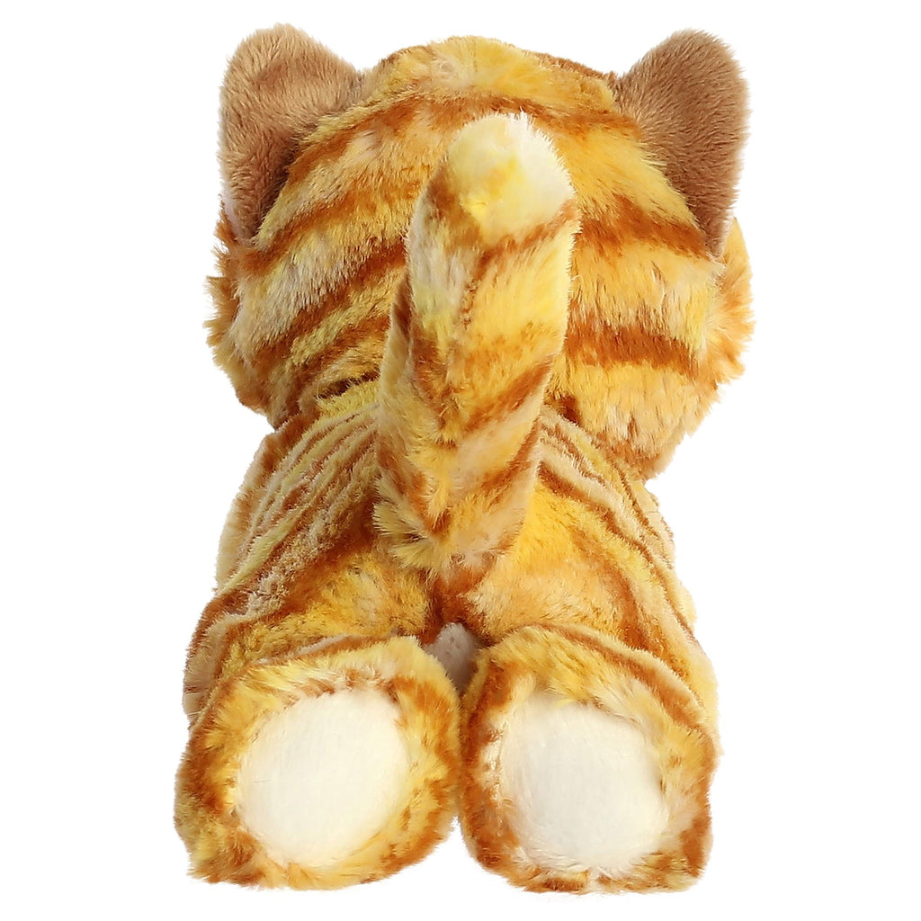 Snuggle Up Cuddly Aurora Mini Flopsie 8-Inch Ginger Cat Plush