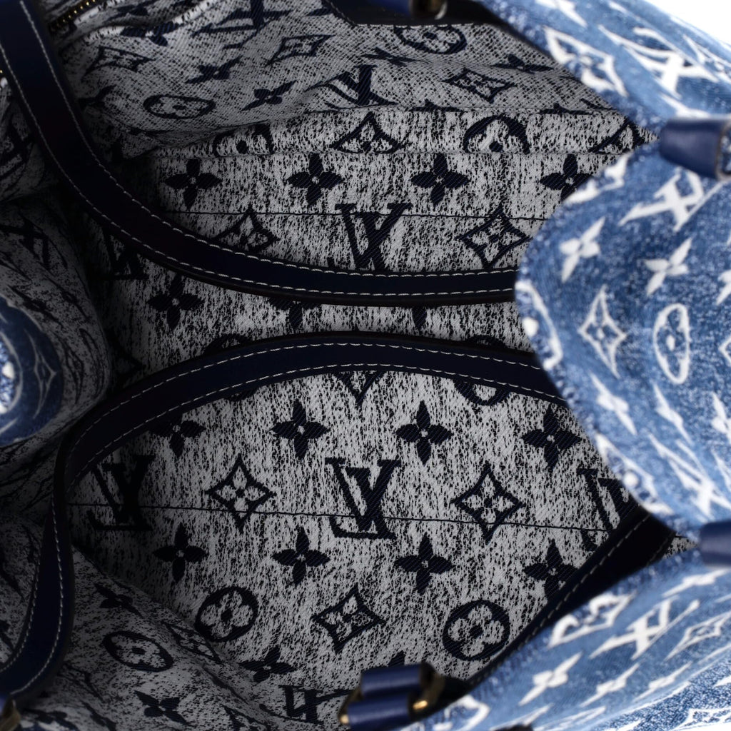 Louis Vuitton, Pre-Loved OnTheGo Tote MM, Blue