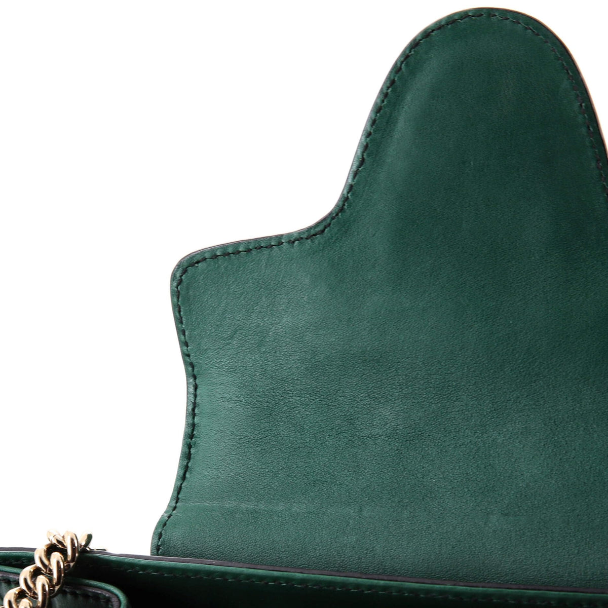 Gucci, Pre-Loved Emily Chain Flap Shoulder Bag Small, Green