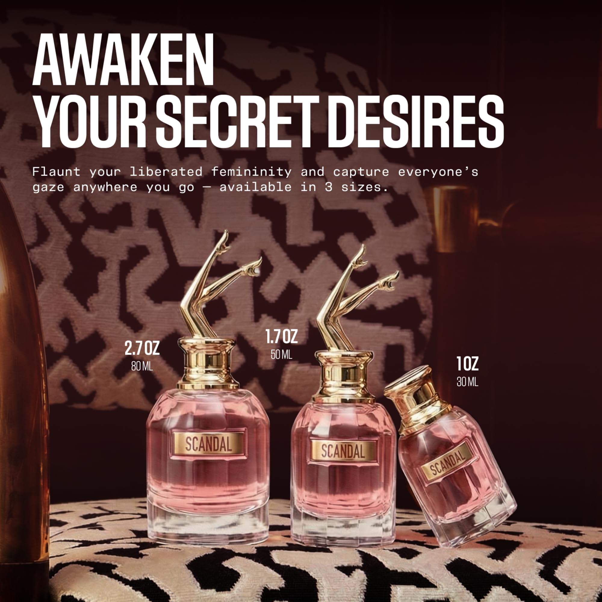 Jean Paul Gaultier Scandal Eau de Parfum for Women - 2.7 oz