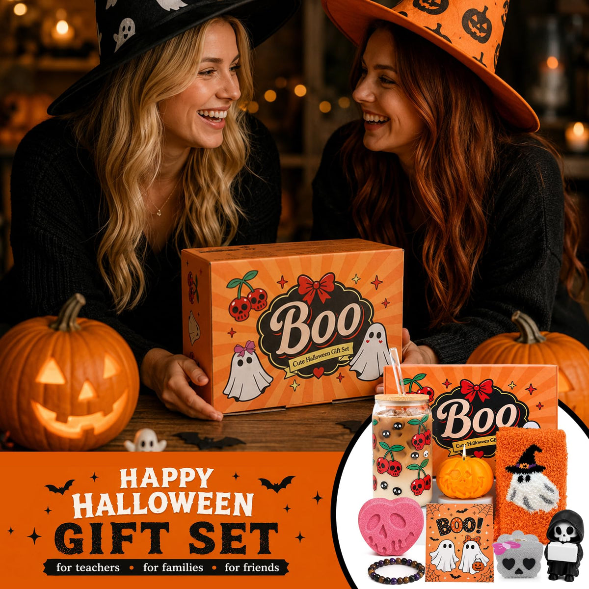 Boo-tiful Halloween Basket Stuffer Set (9 pcs)