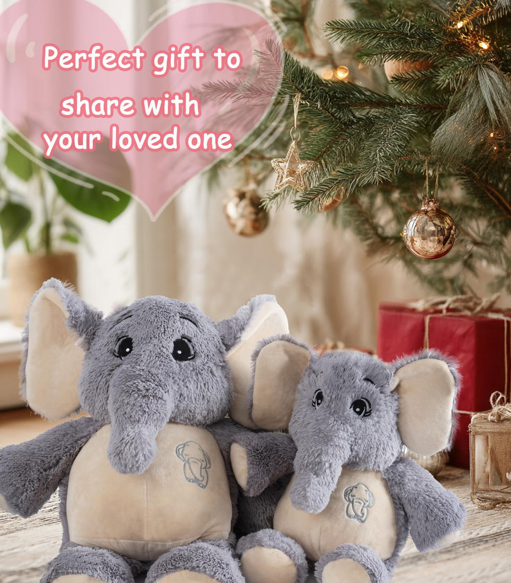 GailiMaiYa Elephant Stuffed Animal 21'',Large Stuffed Elephant Plush Toy,Soft Huggable Cute Elephant Plush Toy for Girls Boys Kids Babies,Gifts for Birthday Mother's Day Christmas