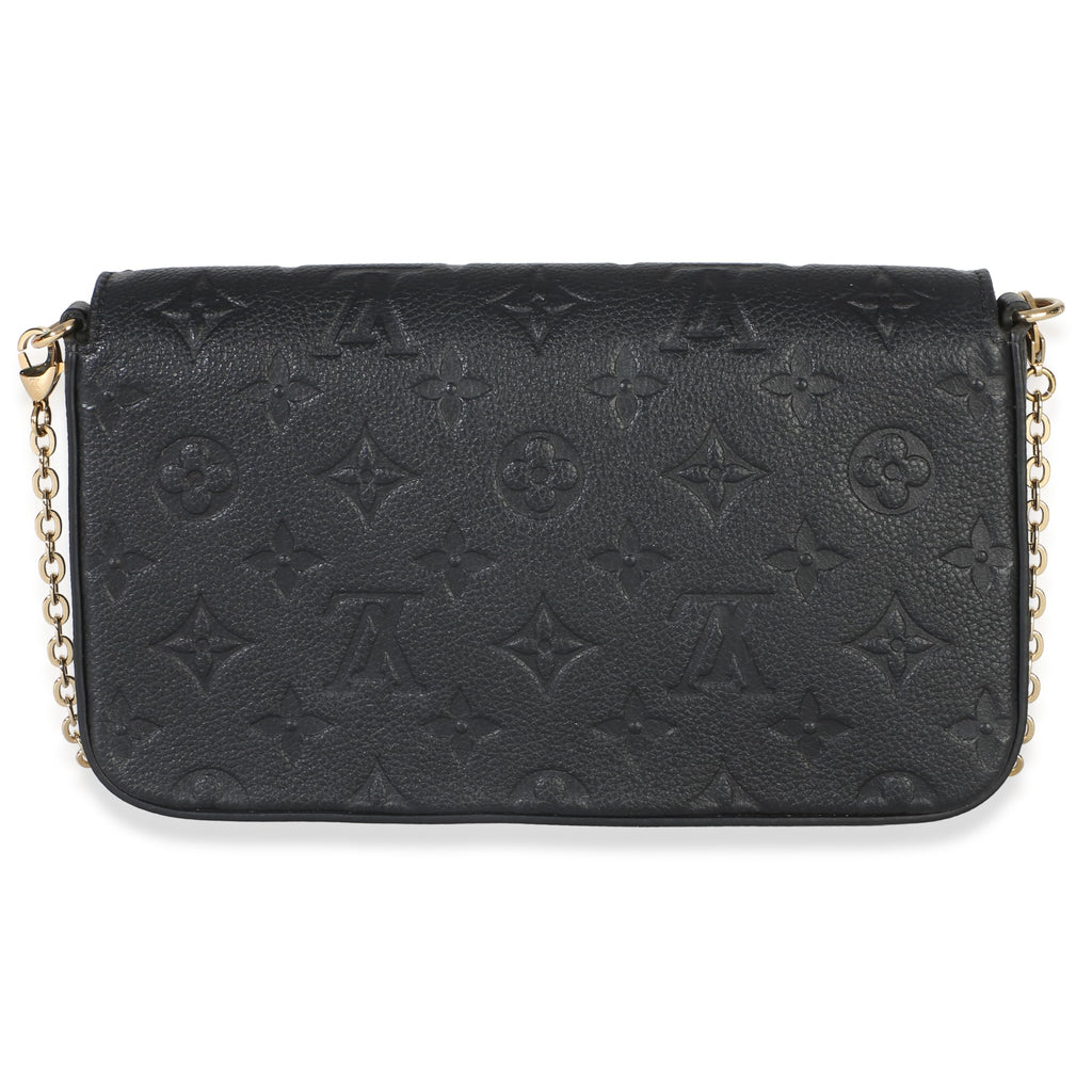 Louis Vuitton, Pre-Loved Felicie Pochette Black Small