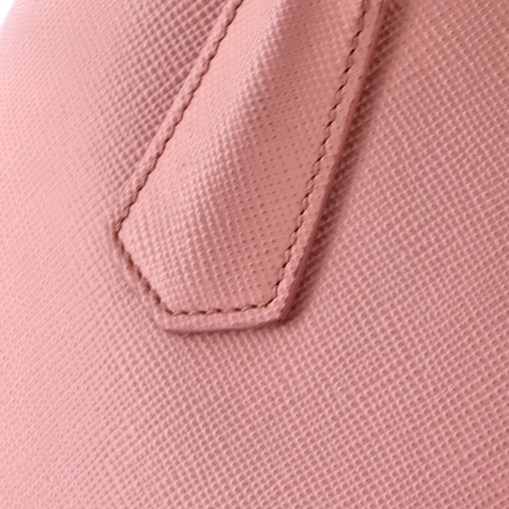 Prada, Pre-Loved Cuir Double Tote Medium, Pink
