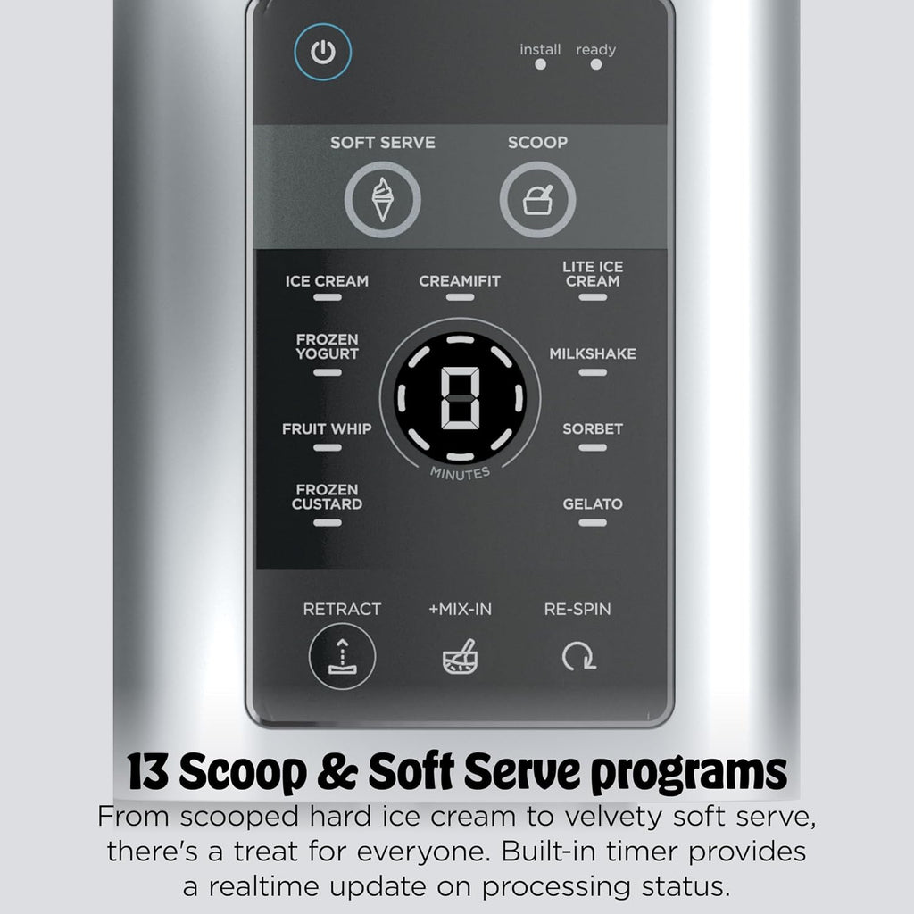Ninja CREAMi Scoop & Swirl Ice Cream and Soft Serve Maker