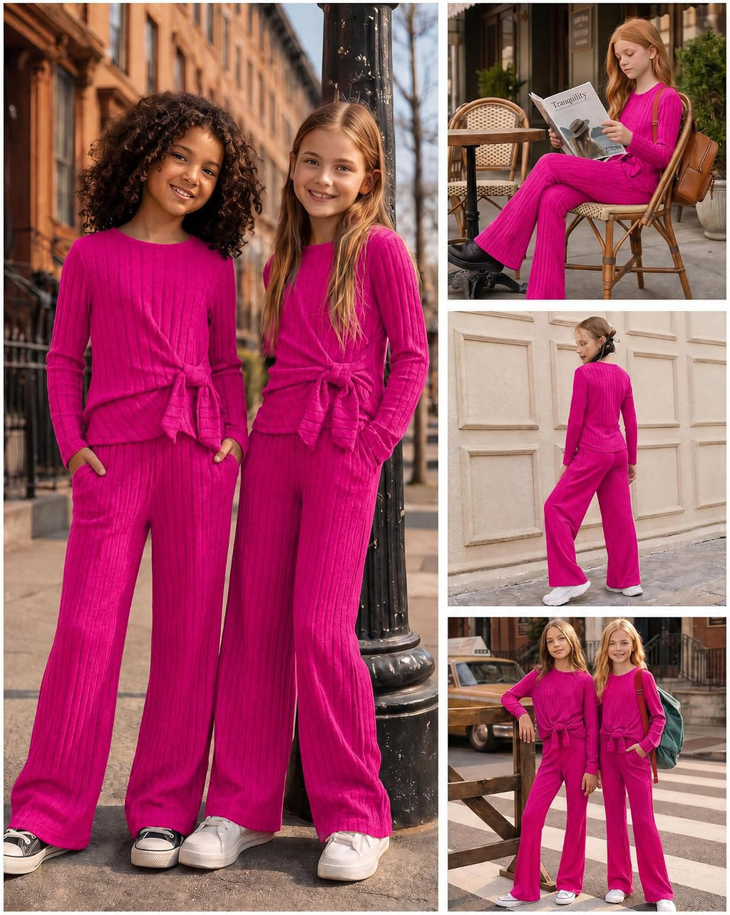Ribbed & Ready – Teen Girls' Knit Lounge Set