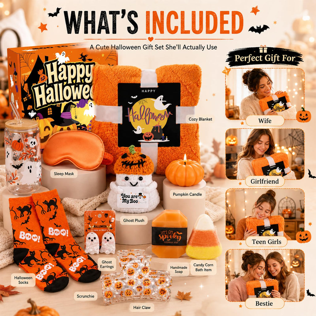 Boo-tiful Surprise - Halloween Boo Basket Stuffers for Women