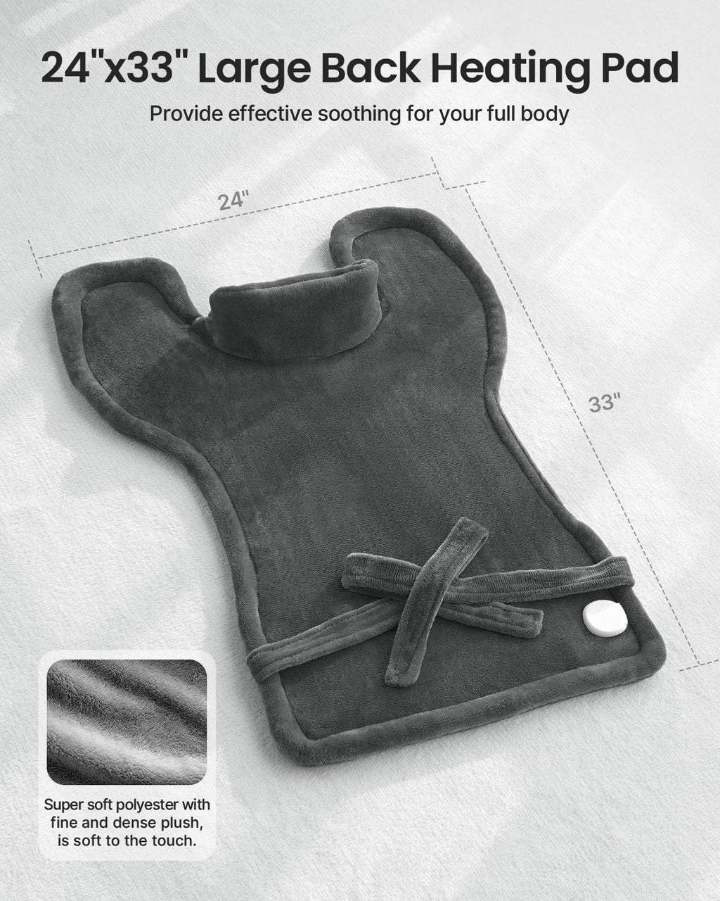 Almohadilla térmica RENPHO para la espalda, regalo para mujeres y hombres, elegible para FSA y HSA