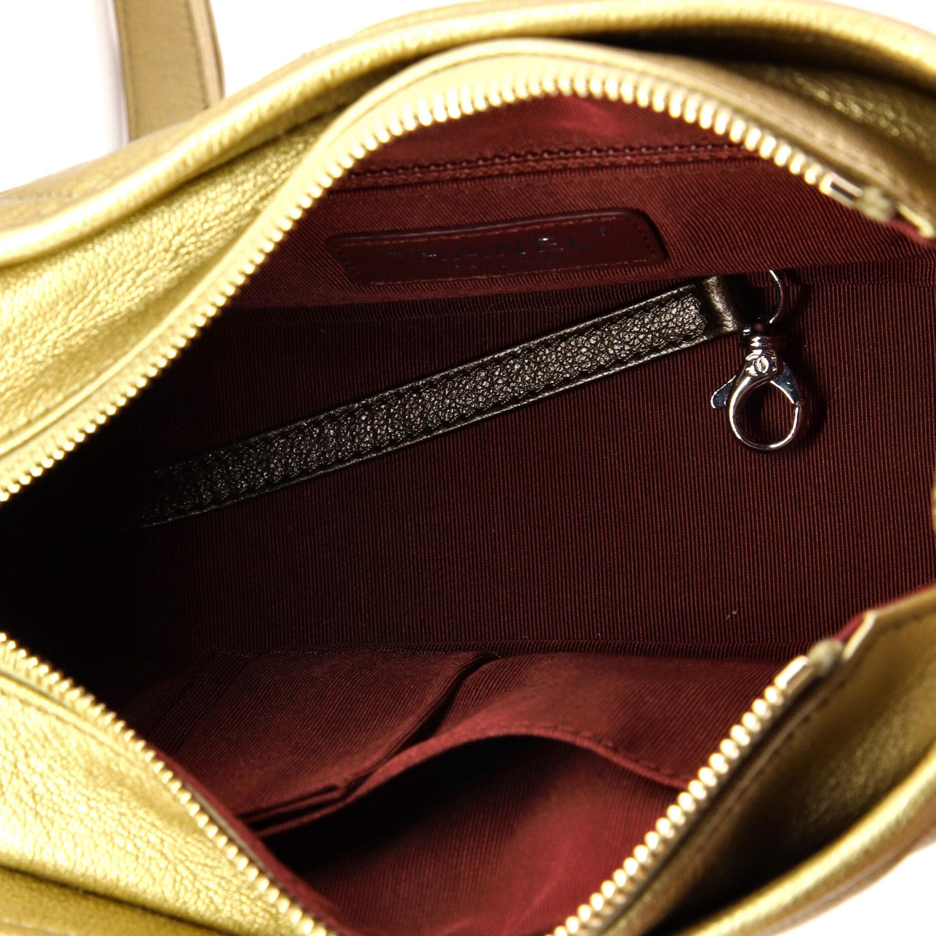 Golden Hour Glam Chanel Pre-Loved Gabrielle Hobo Small, Gold