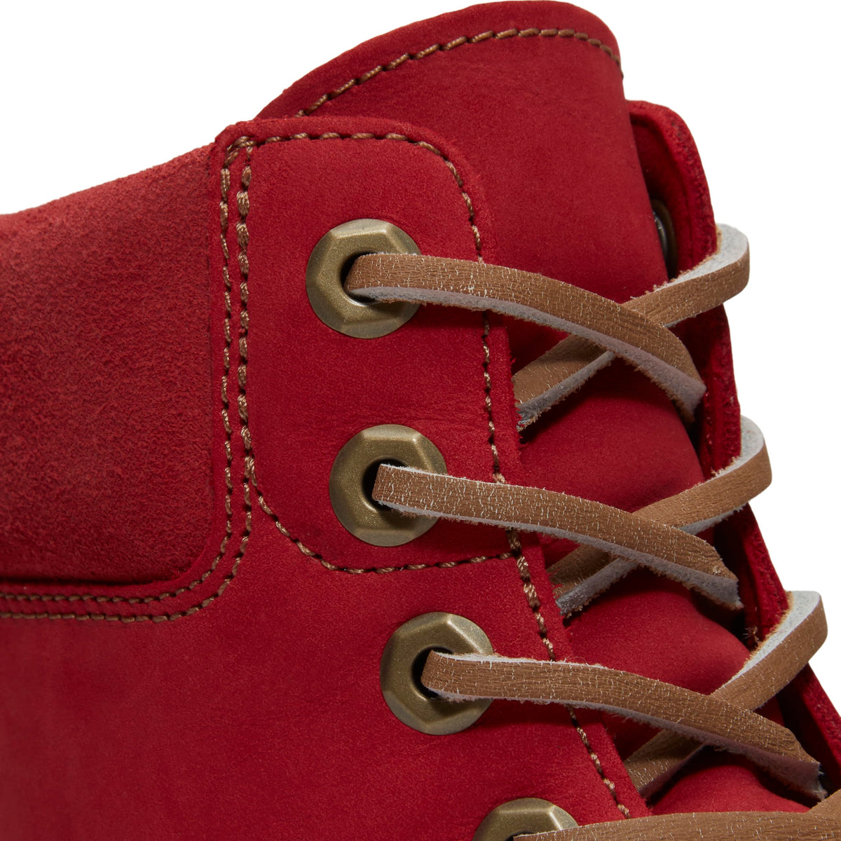 Timberland Women's Stone Street 6 Inch Waterproof Boot, Medium Red Nubuck, 8.5 M US