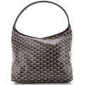 Goyard, Pre-Loved Boheme Hobo Coated Canvas, Black