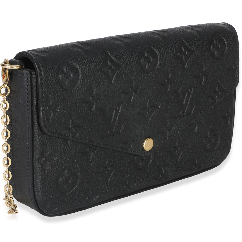 Louis Vuitton, Pre-Loved Felicie Pochette Black Small