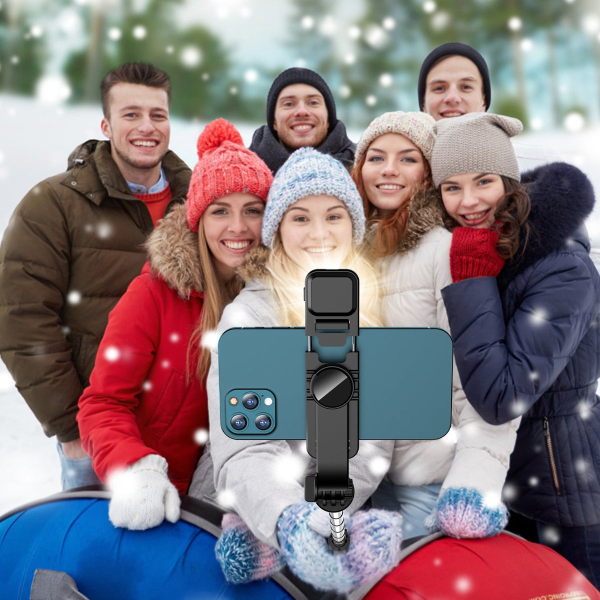 Selfie Stick Tripod Portable And Retractable Bluetooth
