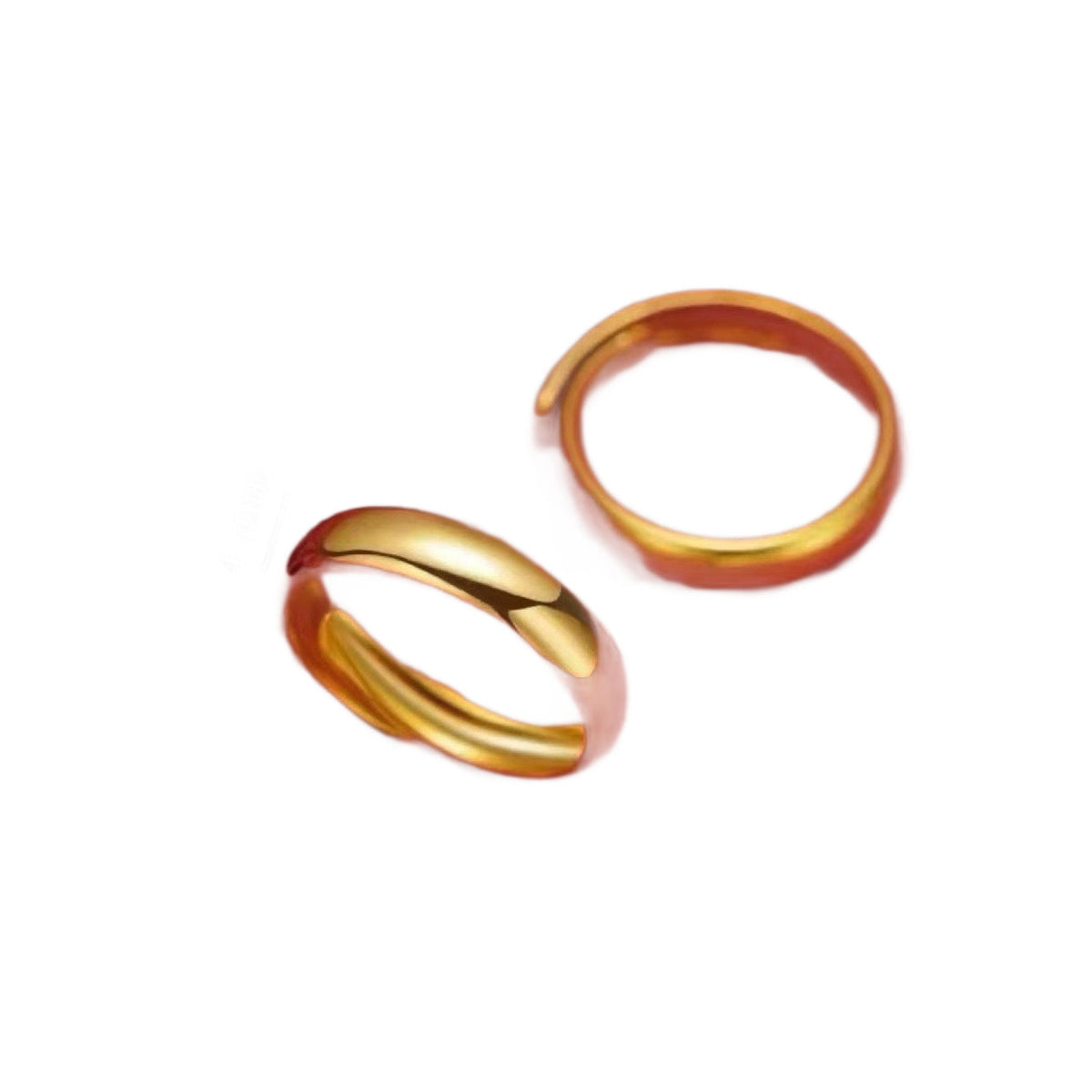 Vietnamese Gold-Plated Rings With Pigeon Egg-Shaped Designs, Fortune And Prosperity Symbols, And Coin Inlays, Floral Designs, Factory Direct Supply, One-Piece Dropshipping
