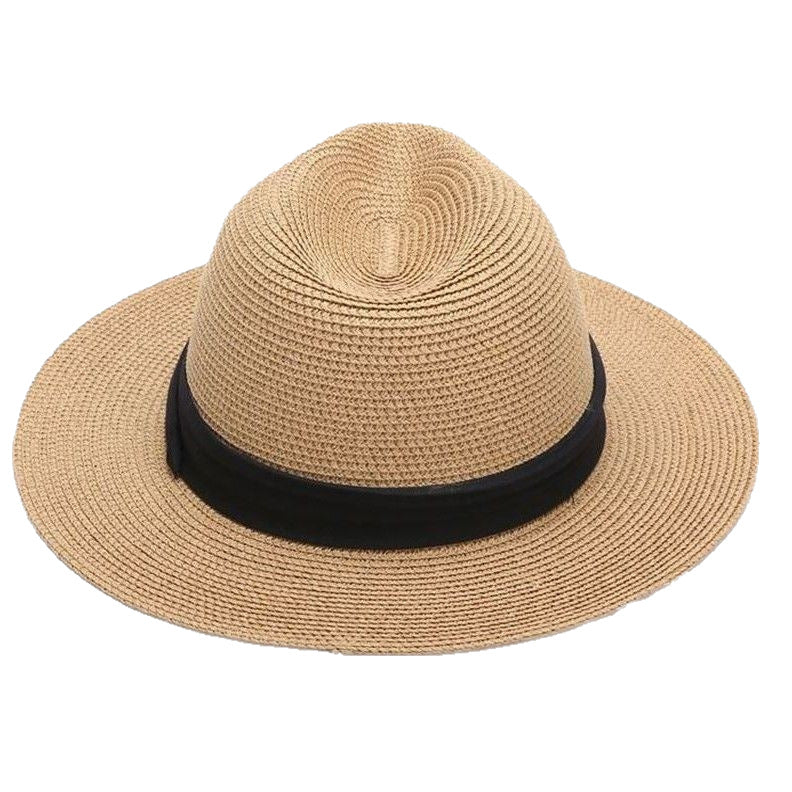 Summer White Wide-brimmed Sun Hat