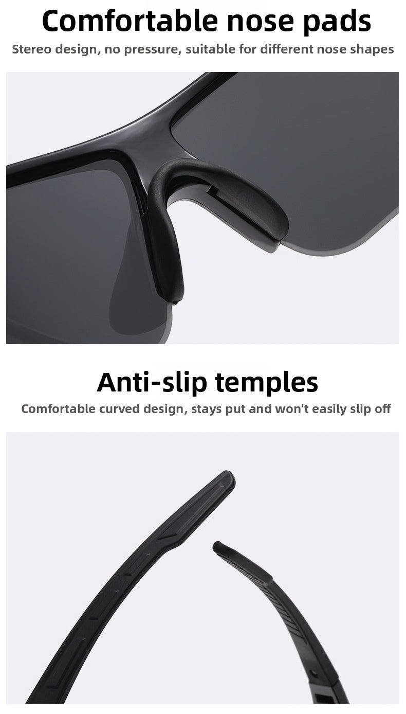 2 Pack Sports Sunglasses For Men And Women, Lightweight Wraparound Cycling Eyewear, Mirrored Lens Sun Glasses, Great For Cycling Running Hiking Climbing And Various Outdoor Sports Activities