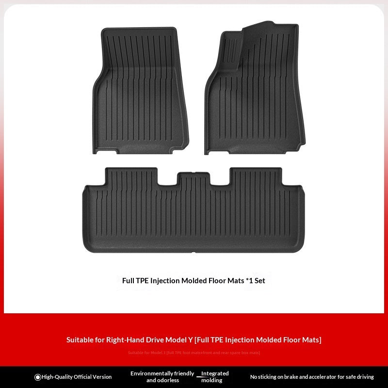 All-Weather TPE Injection-Molded Car Floor Mats