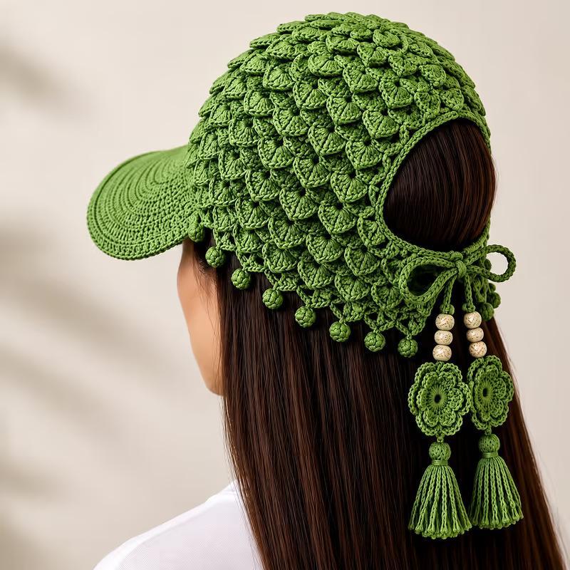 Women's Sunflower Cutout Baseball Cap