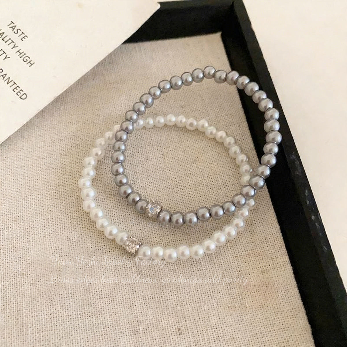 French Retro Pearl Zircon Bracelet For Women, Light Luxury, High-End, Exquisite, Fashionable, Elegant And Versatile Bracelet Bracelet
