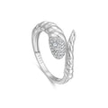 Fashionable And Versatile Snake-shaped Adjustable Ring