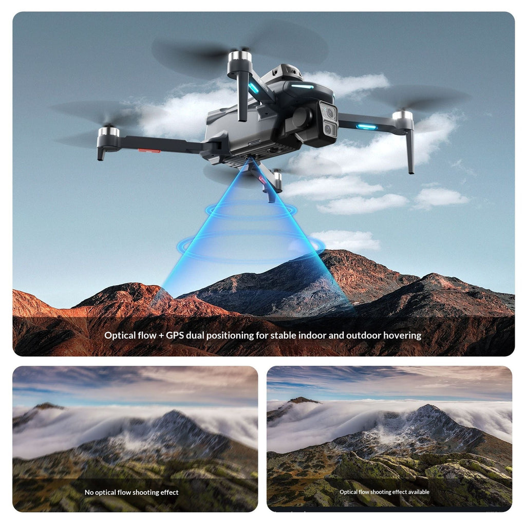Cross-border XT606 Remote-Controlled Drone With Screen GPS And HD Camera