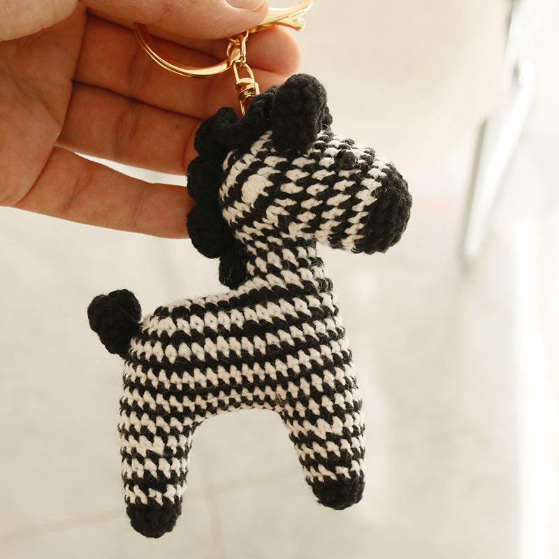 Super-cute Cartoon Hand-knitted Pendant