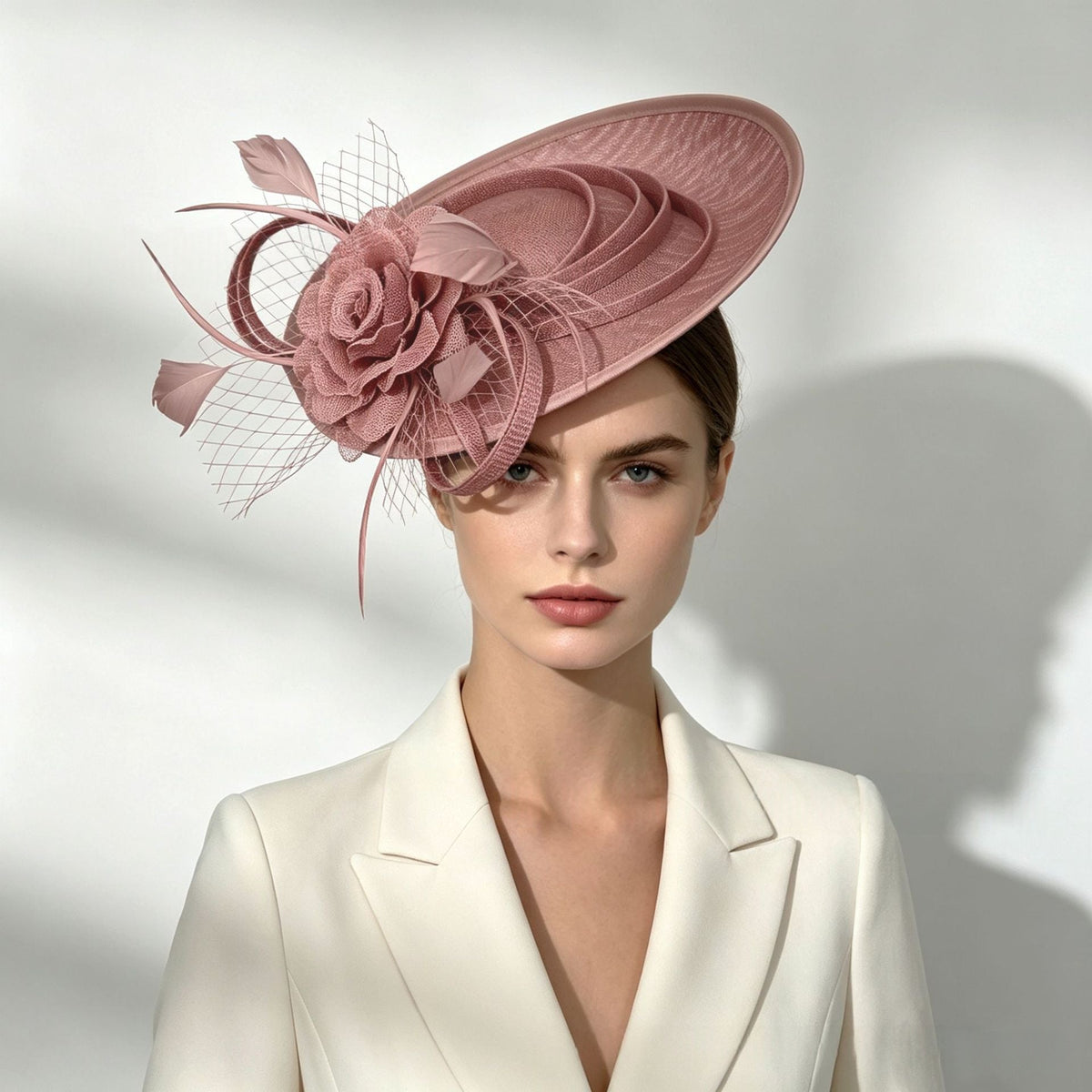 Retro Elegant Feather Headdress Hat