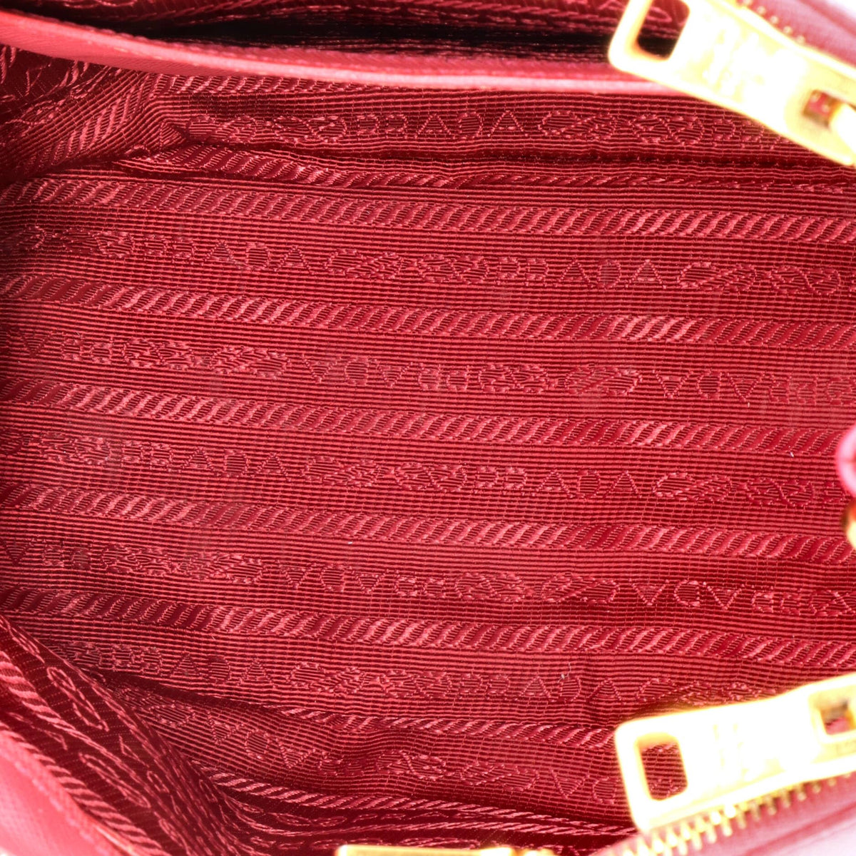 Prada, Pre-Loved Bicolor Double Zip Lux Tote Mini, Pink