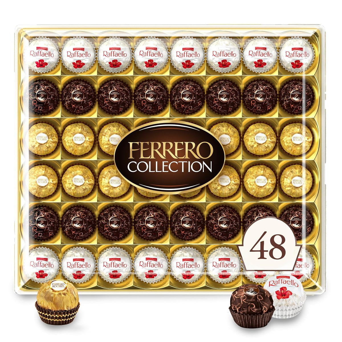 Golden Assortment – Ferrero Collection 48-Piece Gift Box
