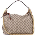 Gucci, Pre-Loved Chain Hobo Large, Brown