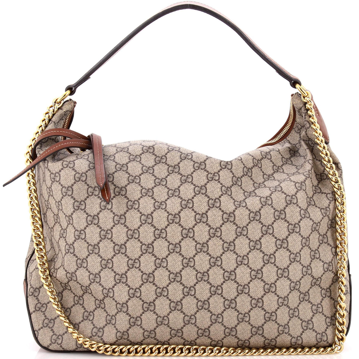 Gucci, Pre-Loved Chain Hobo Large, Brown