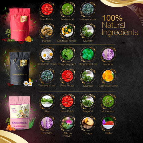 100% Pure Organic Yoni Herb Blends for V Steam  – V Detox