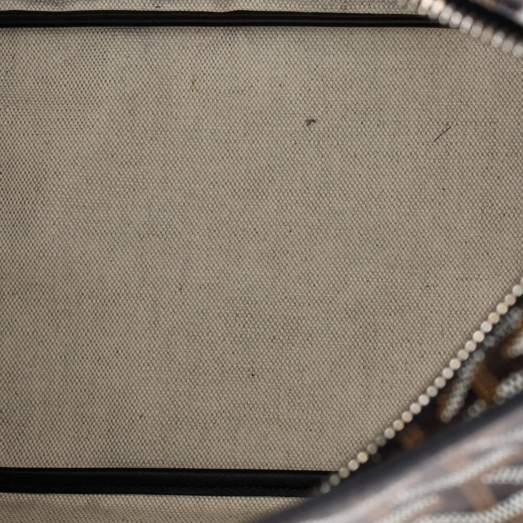 Goyard, Pre-Loved Boheme Hobo Coated Canvas, Black