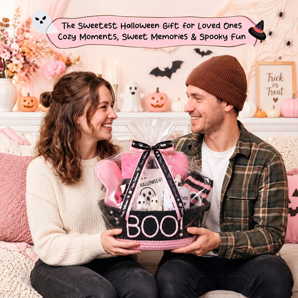 Boo Bag Bonanza - 12-Piece Halloween Boo Gift Basket for Women