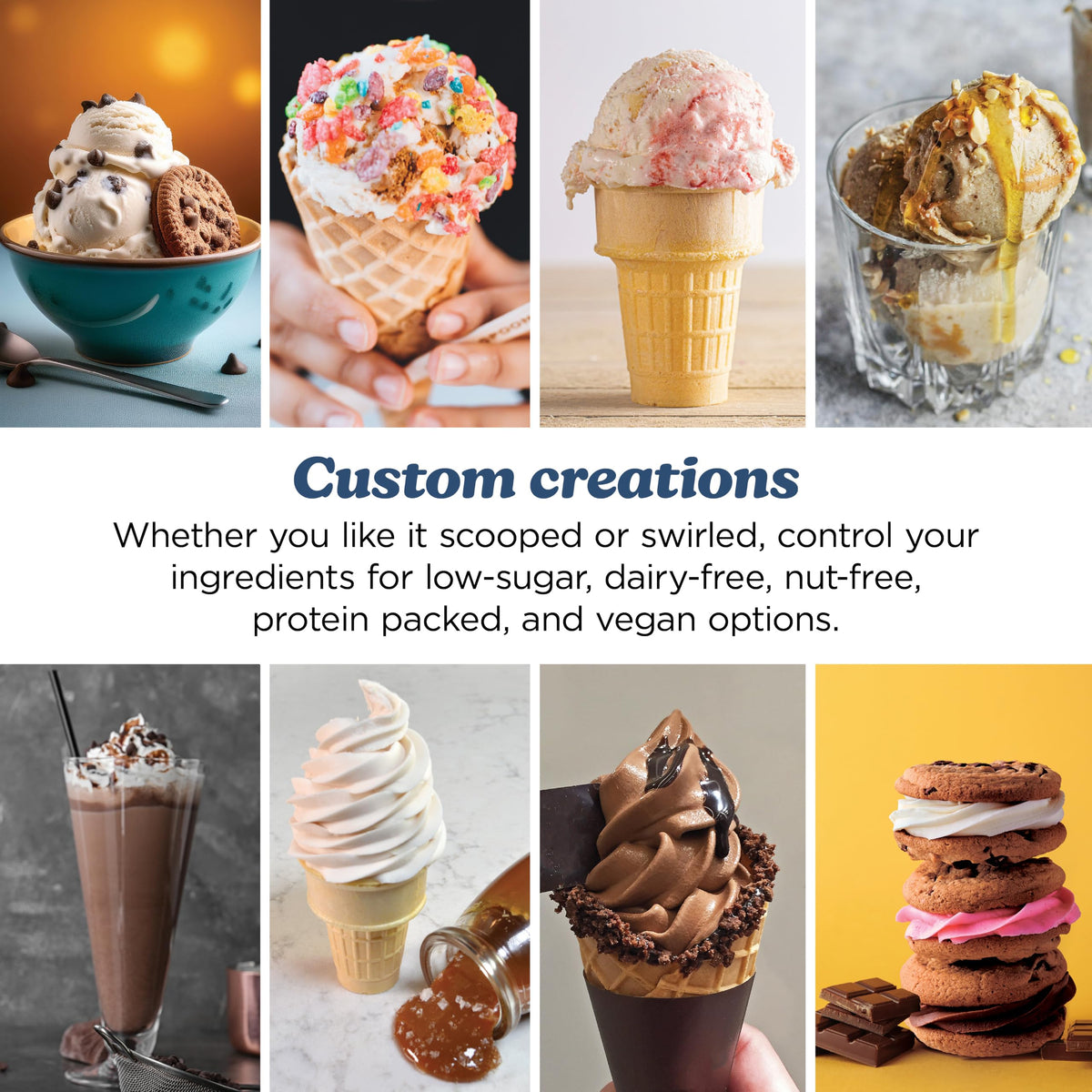 Sweet Treat Machine – Ninja CREAMi Scoop & Swirl 13-in-1 Ice Cream & Soft Serve Maker
