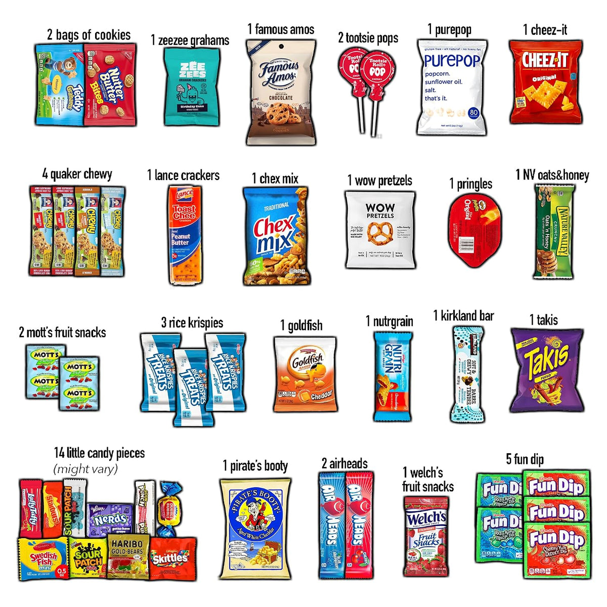 Mega Snack Vault – Cravebox 45-Count Care Package