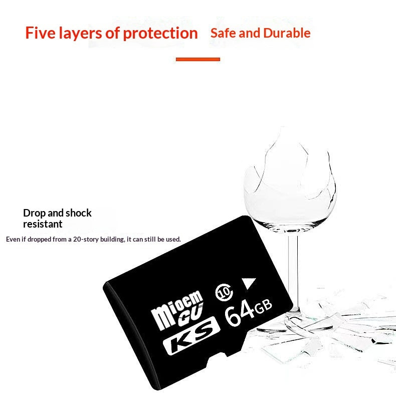 Memory Card For A Mobile Phone Controlled Dashcam