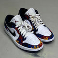 NIKE Air Jordan 1 Low SE 'Nothing But Net' Shoes Unisex Sz 7.5 Multicolor (Pre-Owned)