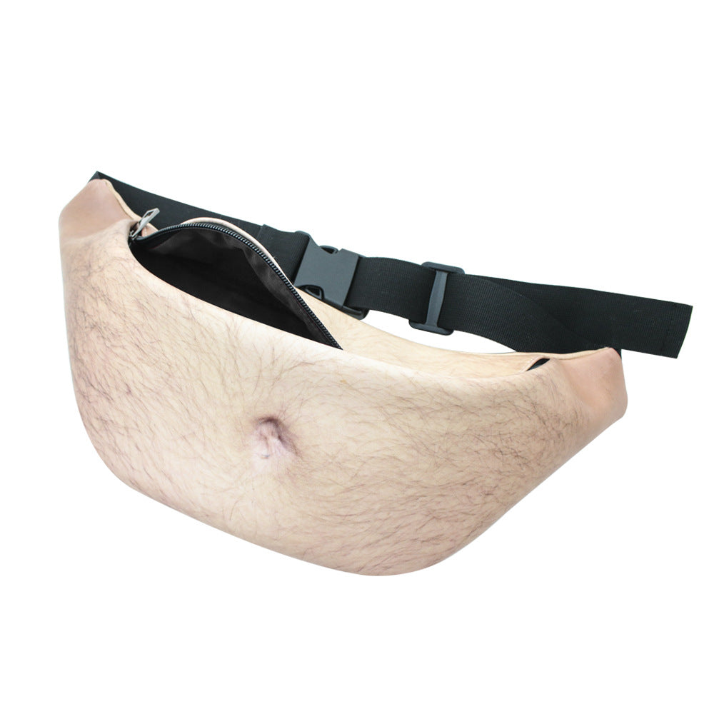Creative Belly Waist Bag Beer Belly Leather Waist