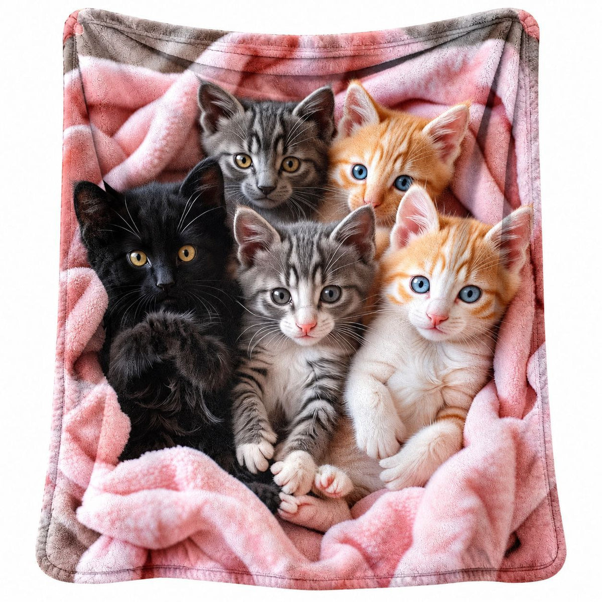 Women's Flannel Blanket Cartoon Sofa Throw Blanket