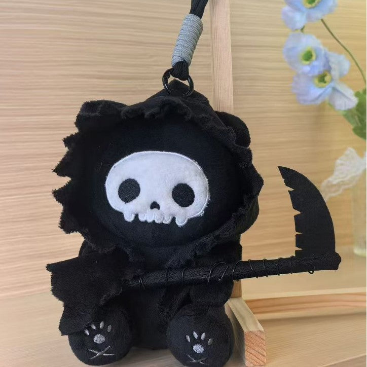 Halloween Dark Cat Keychain Pendant