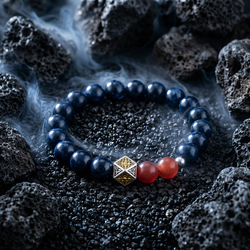 Beaded Bracelet For Men, Fashion Commuter Versatile Beaded Bracelet For Women, Unique Hip Hop Minimalist High-End Jewelry Accessories