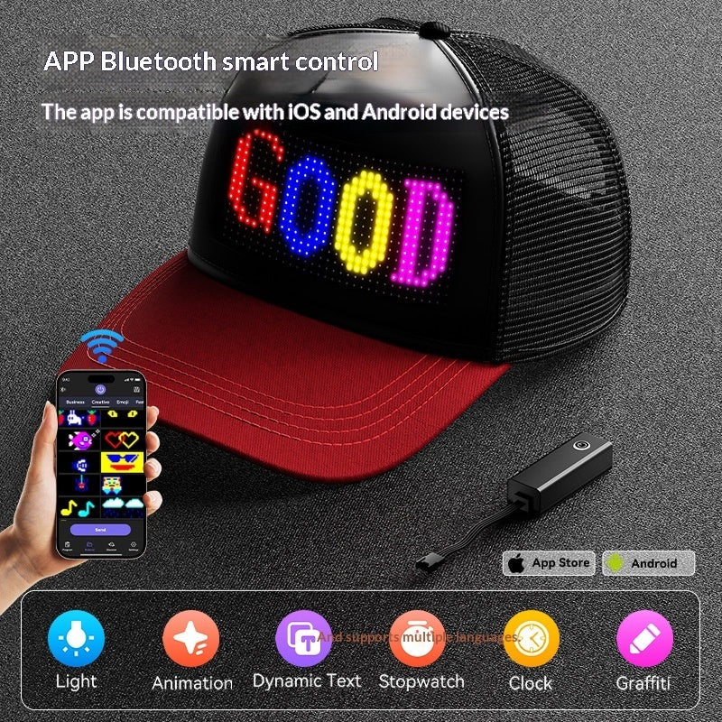 New Glowing LED Baseball Cap For Men And Women